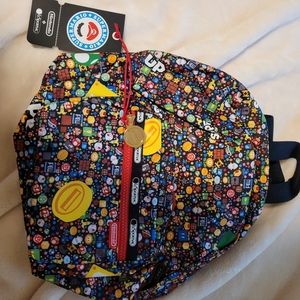 NWT Lesportsac X Nintendo Small Cruising Backpack